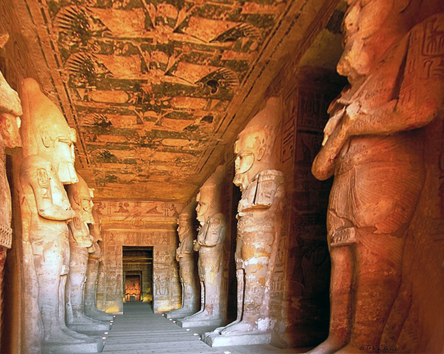 Tempio Grande di Amon ad Abu Simbel, sala ipostila, 1250 a.C.