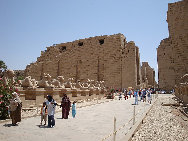 Tempio di Amon a Karnak, via sacra, XVI - XI sec. a.C.