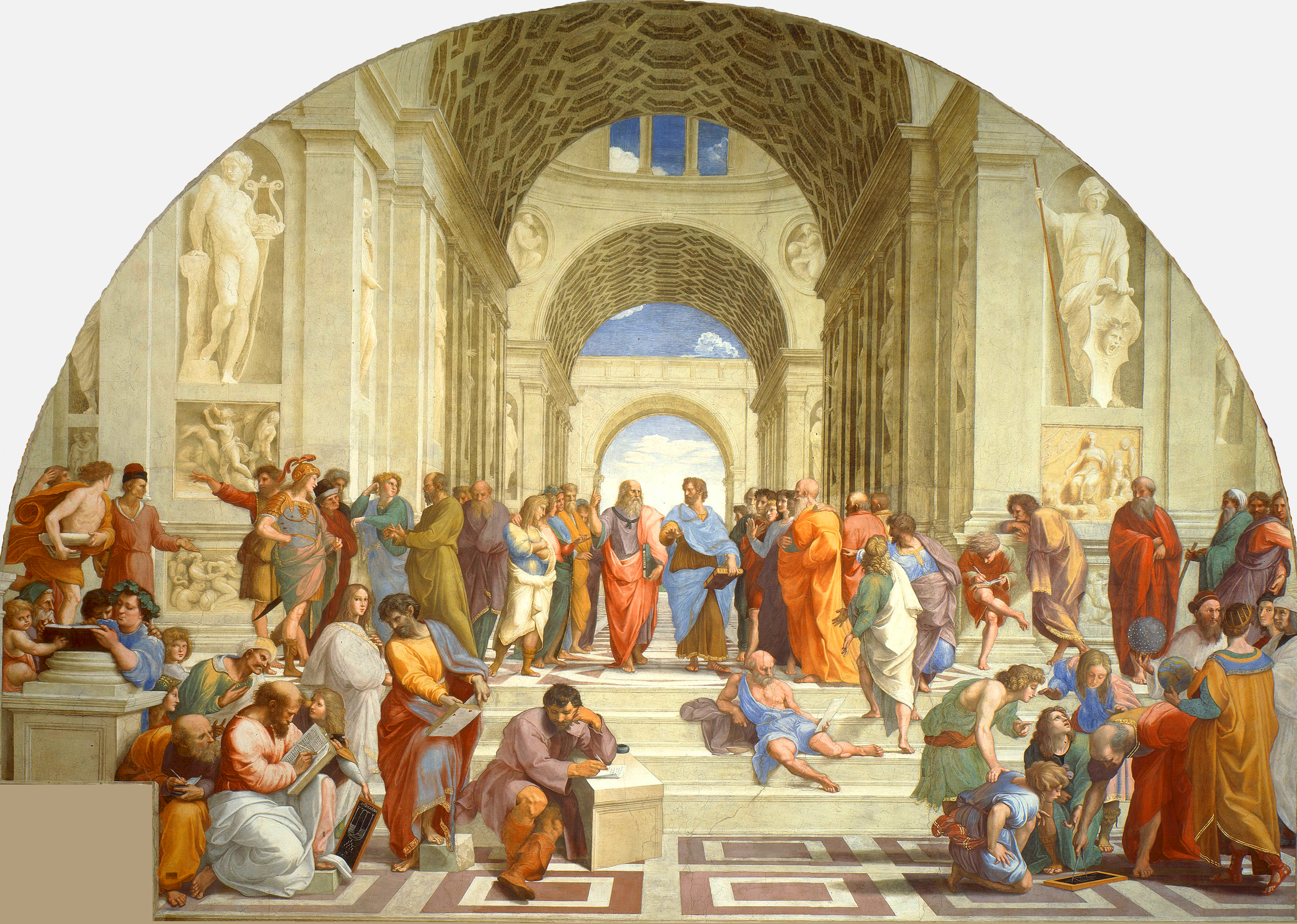 Raffaello Sanzio, Scuola di Atene, 1509