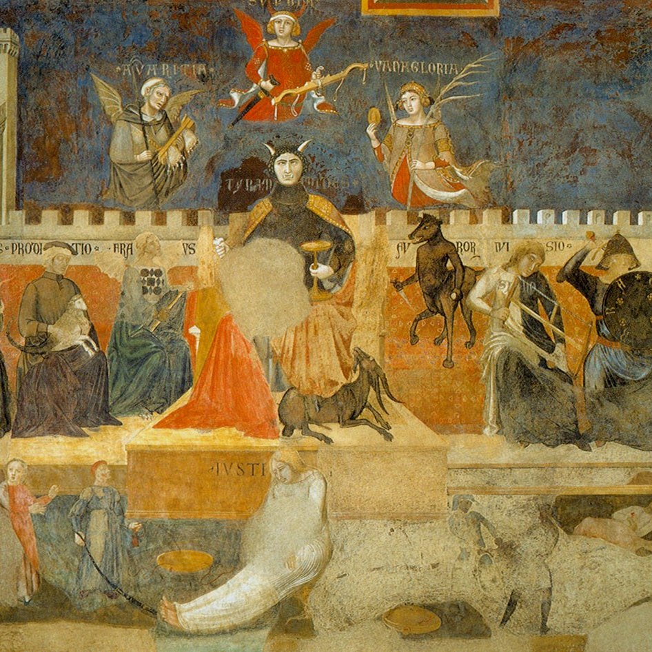 Ambrogio Lorenzetti, Allegoria del Cattivo Governo, 1338-1339
