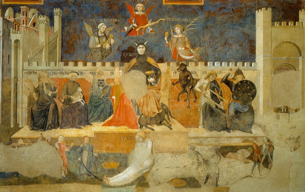 Ambrogio Lorenzetti, Allegoria del Cattivo Governo, 1338-1339