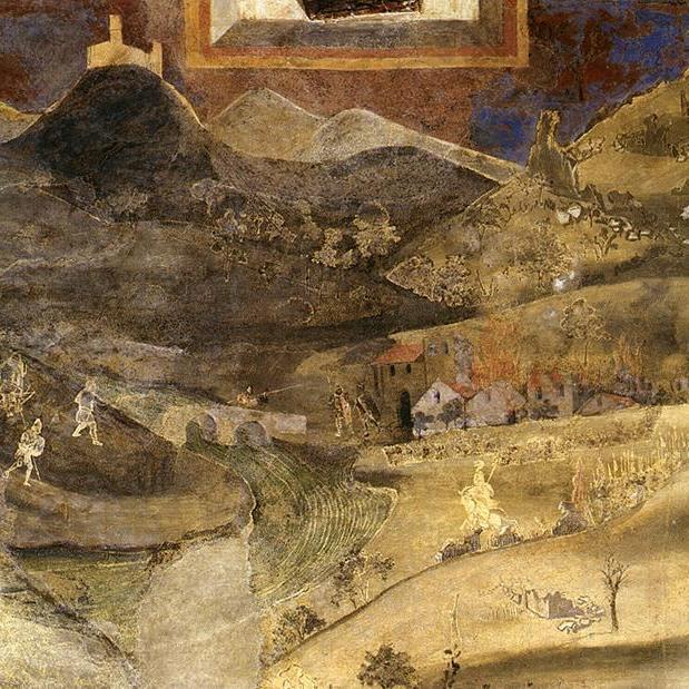 Ambrogio Lorenzetti, Effetti del Cattivo Governo nella campagna, 1338-1339