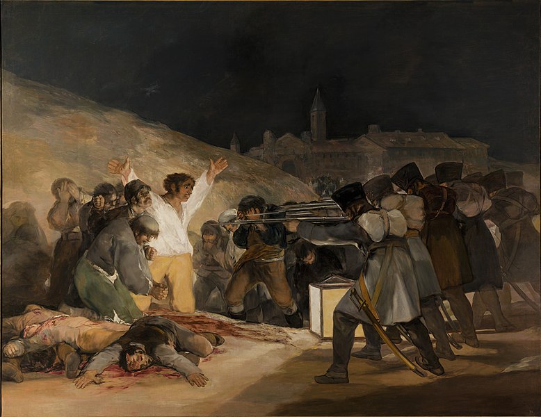 Francisco Goya, Il 3 maggio 1808. La fucilazione alla montagna Principe Pio, 1914