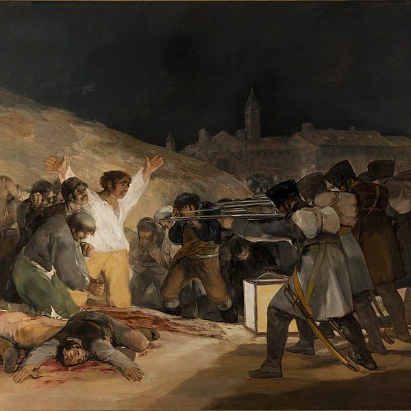 Francisco Goya, Il 3 maggio 1808. La fucilazione alla montagna Principe Pio, 1814