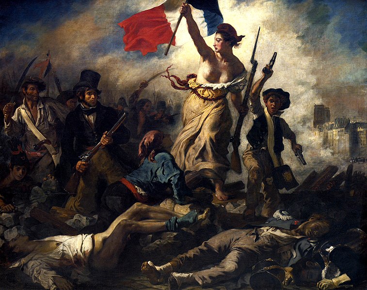 Eugène Delacroix, La Libertà guida il popolo, 1830