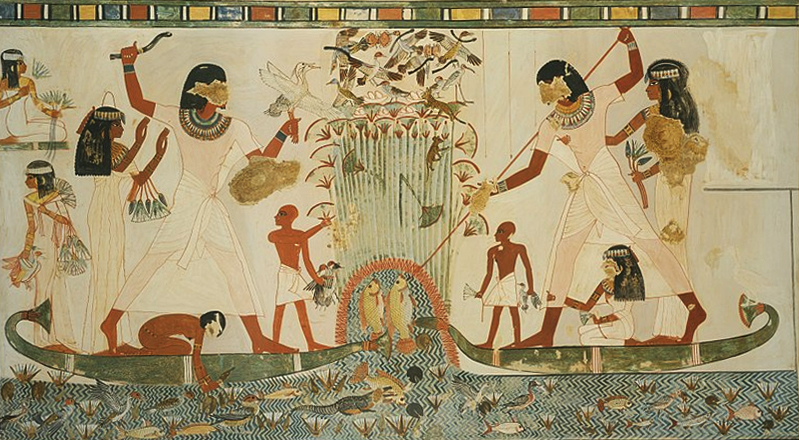 La figlia di Menna sulla Barca del padre, 1395 a.C. c.ca