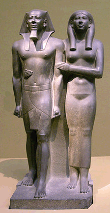 Micerino e la moglie Khamerer-Nebti, 2520 a.C.