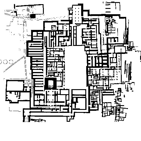 Pianta del palazzo di Cnosso, 1700-1400