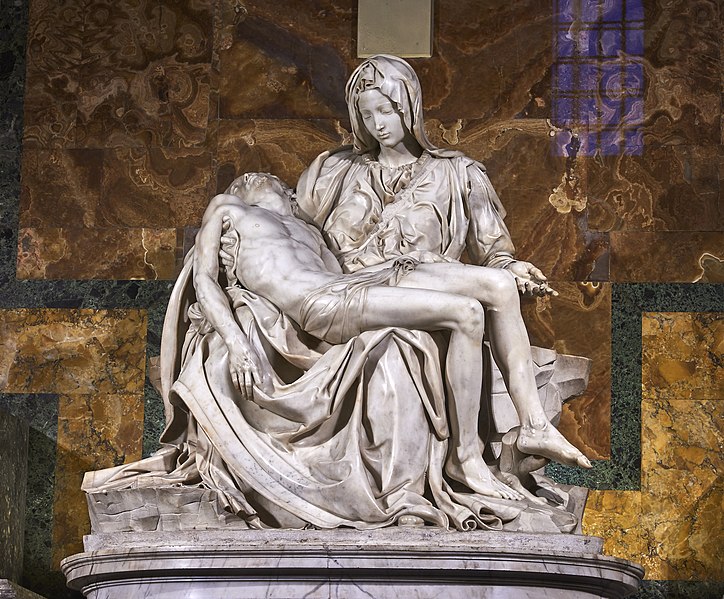 Michelangelo, Pietà Vaticana, 1497-1499