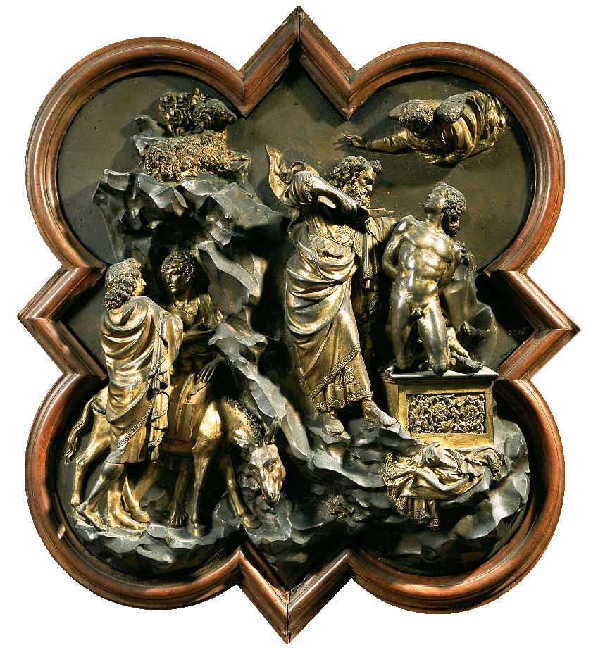 Lorenzo Ghiberti, Sacrificio di Isacco, 1401
