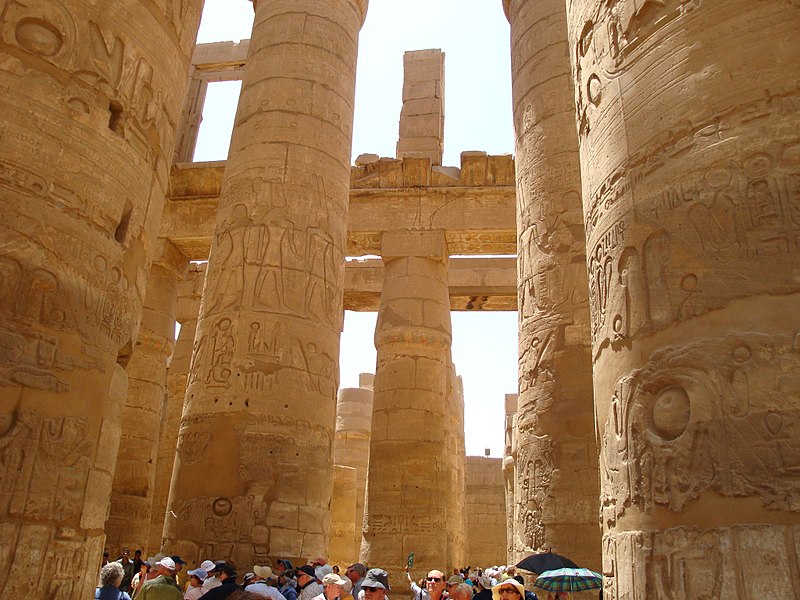 Tempio di Amon a Karnak, sala ipostila, XVI - XI sec. a.C.
