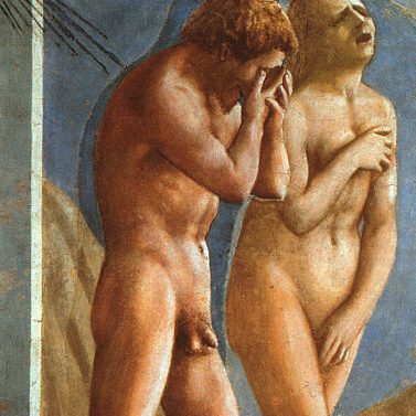 Masaccio, Cacciata di Adamo ed Eva, 1424