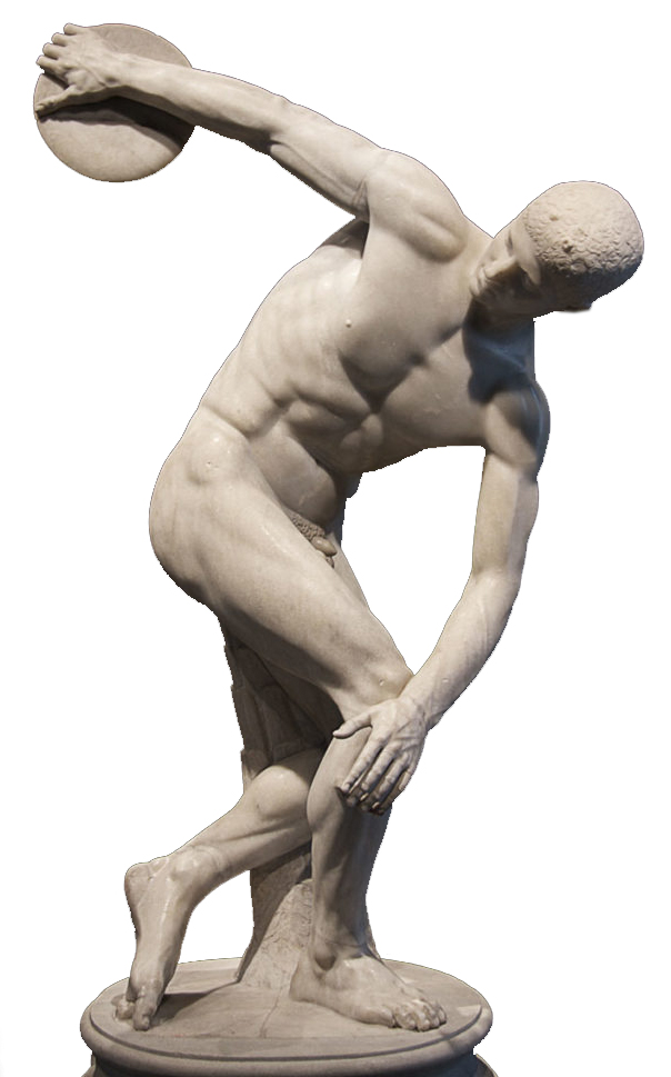Mirone, Discobolo Lancellotti, 455 a.C. (copia romana del I sec a.C.)