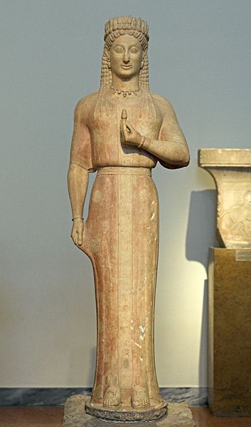 Aristion di Paros, Kore Phrasikleia, 550 - 540 a.C.