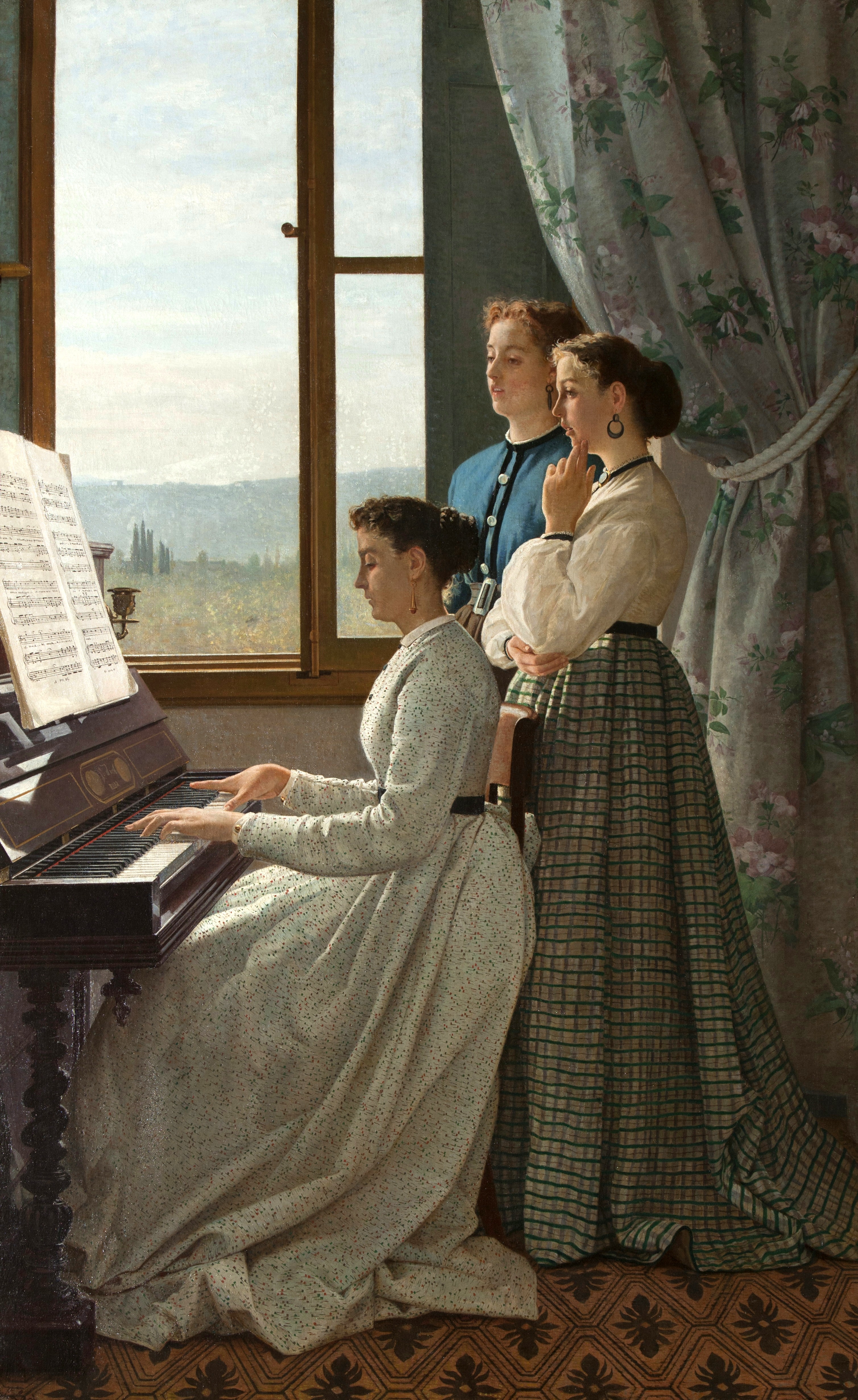 Silvestro Lega, Il canto dello stornello, 1867