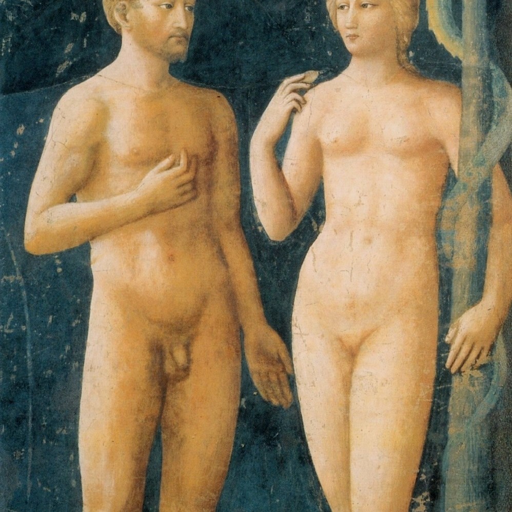 Masolino da Panicale, Tentazione di Adamo ed Eva, 1425