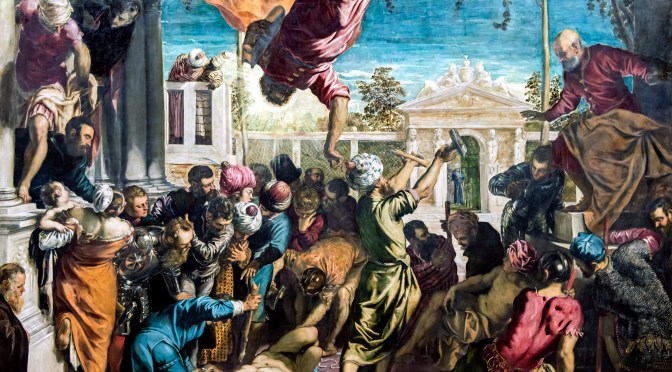 Sulla scena di Tintoretto