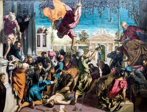 Sulla scena di Tintoretto