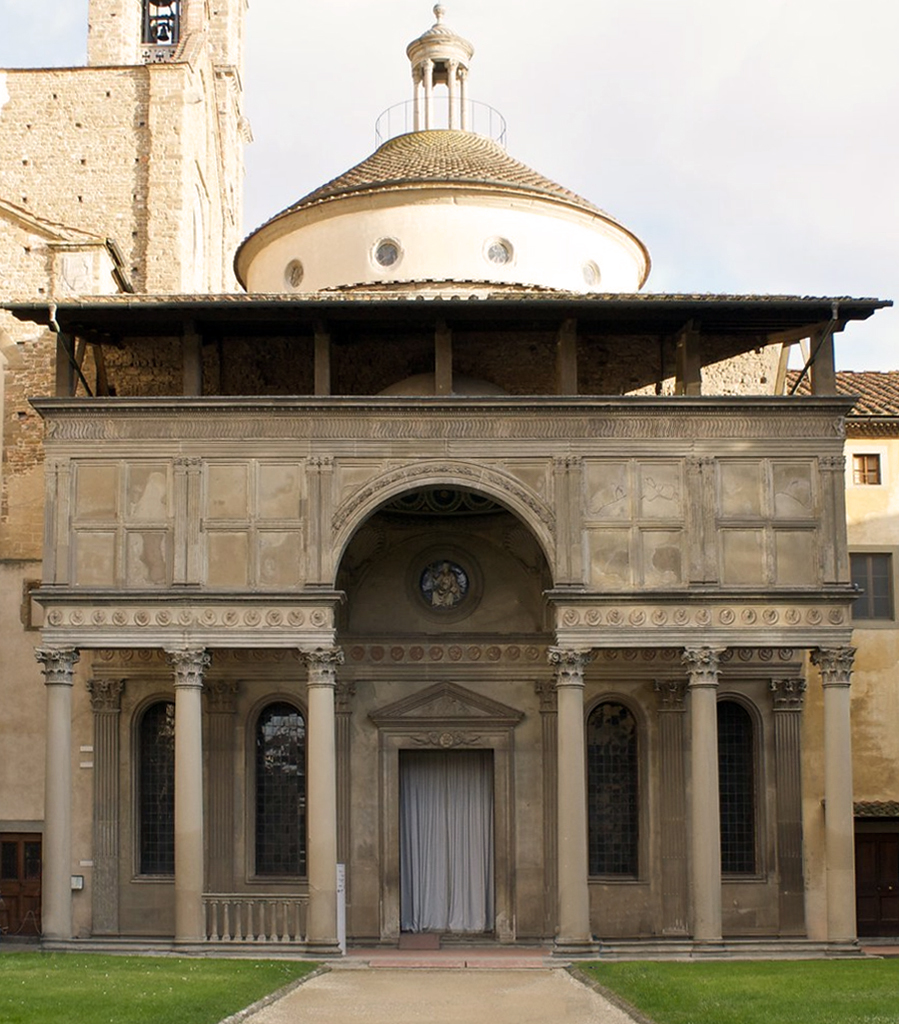 Flippo Brunelleschi, Cappella Pazzi, esterno, 1441