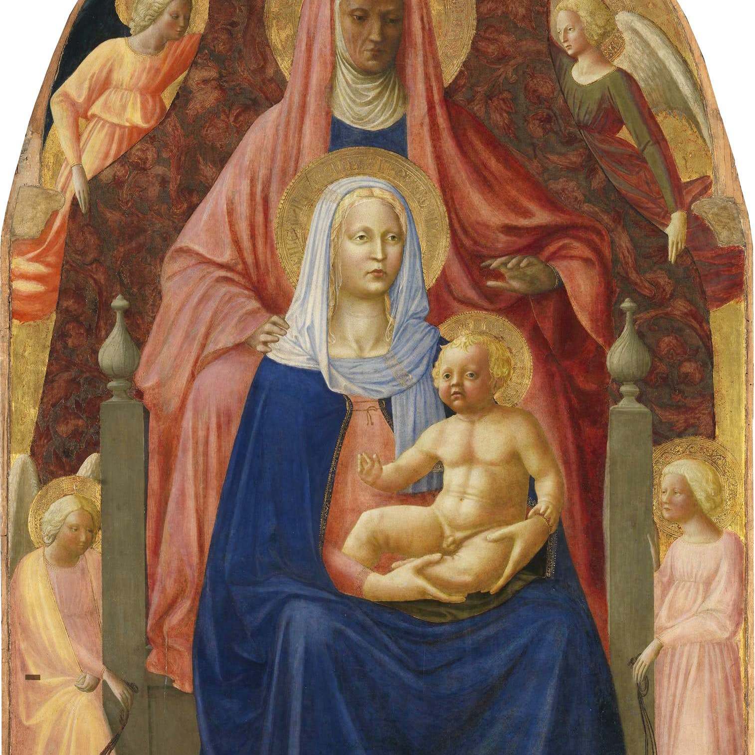 Masolino da Panicale e Masaccio, Sant'Anna Metterza, 1424-1425