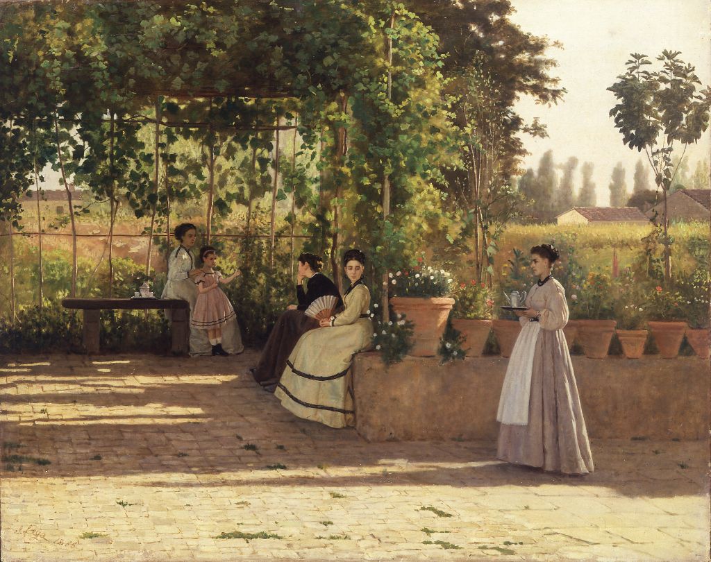Silvestro Lega, Il pergolato, 1868