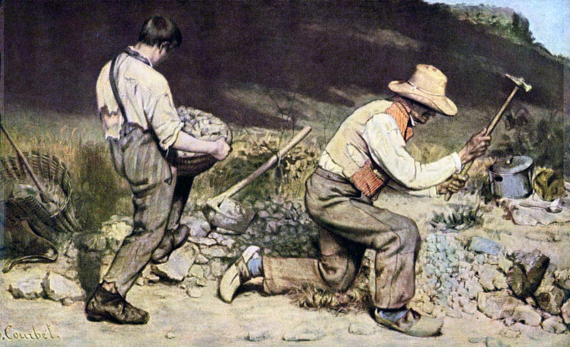 Gustave Courbet, Gli Spaccapietre, 1843