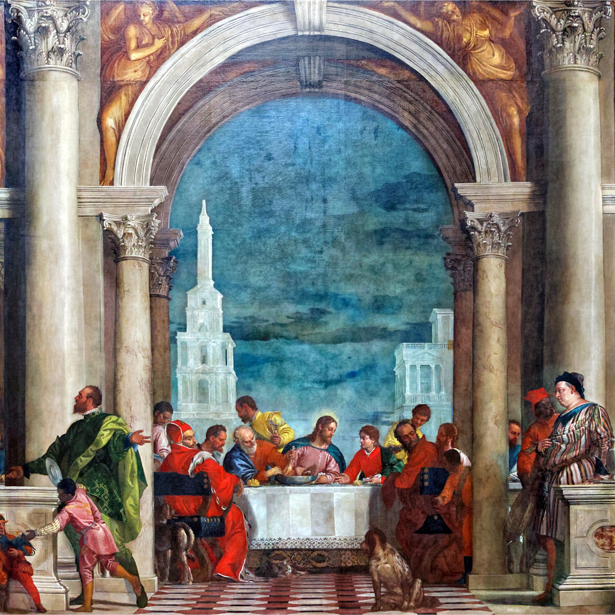 Paolo Veronese, Cena a casa di Levi, 1579
