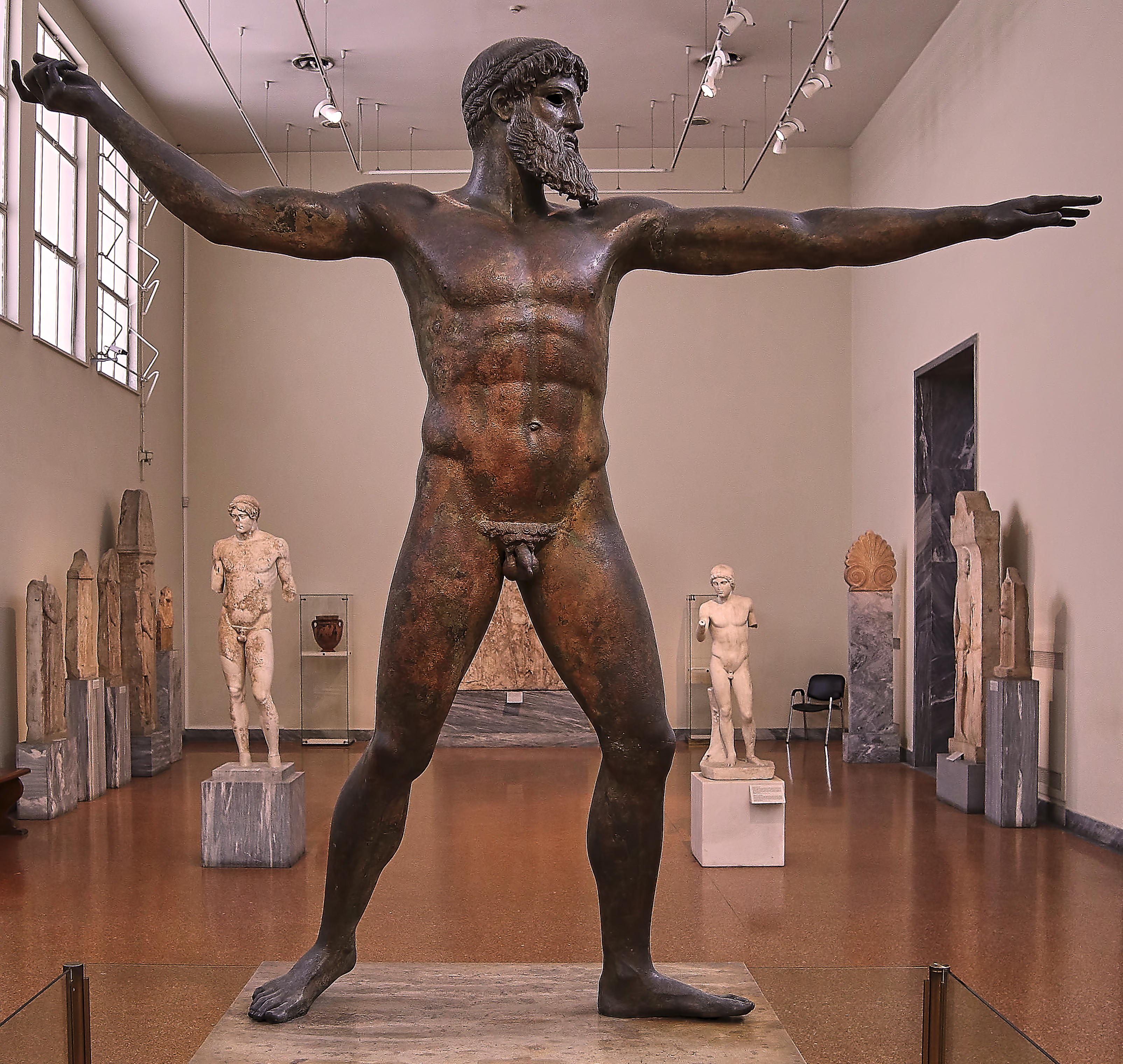 Calamide, Cronide (Zeus o Poseidone) di Capo Artemisio, 480-470 a.C.