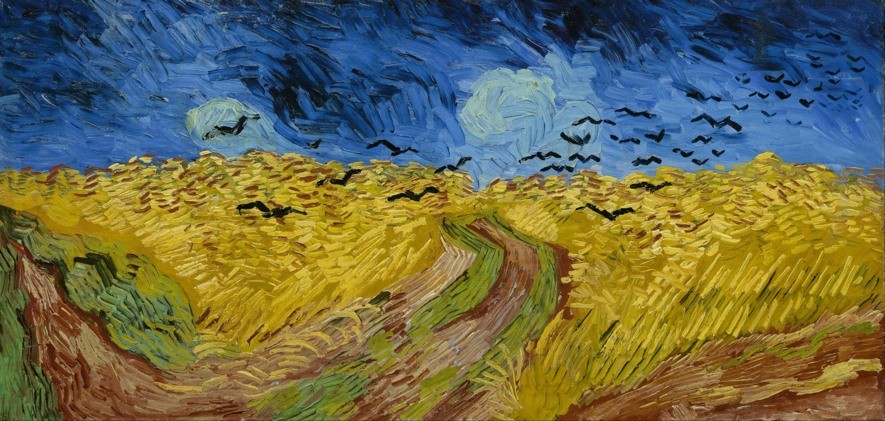 Vincent Van Gogh, Campo di grano con volo di corvi, 8 luglio 1890
