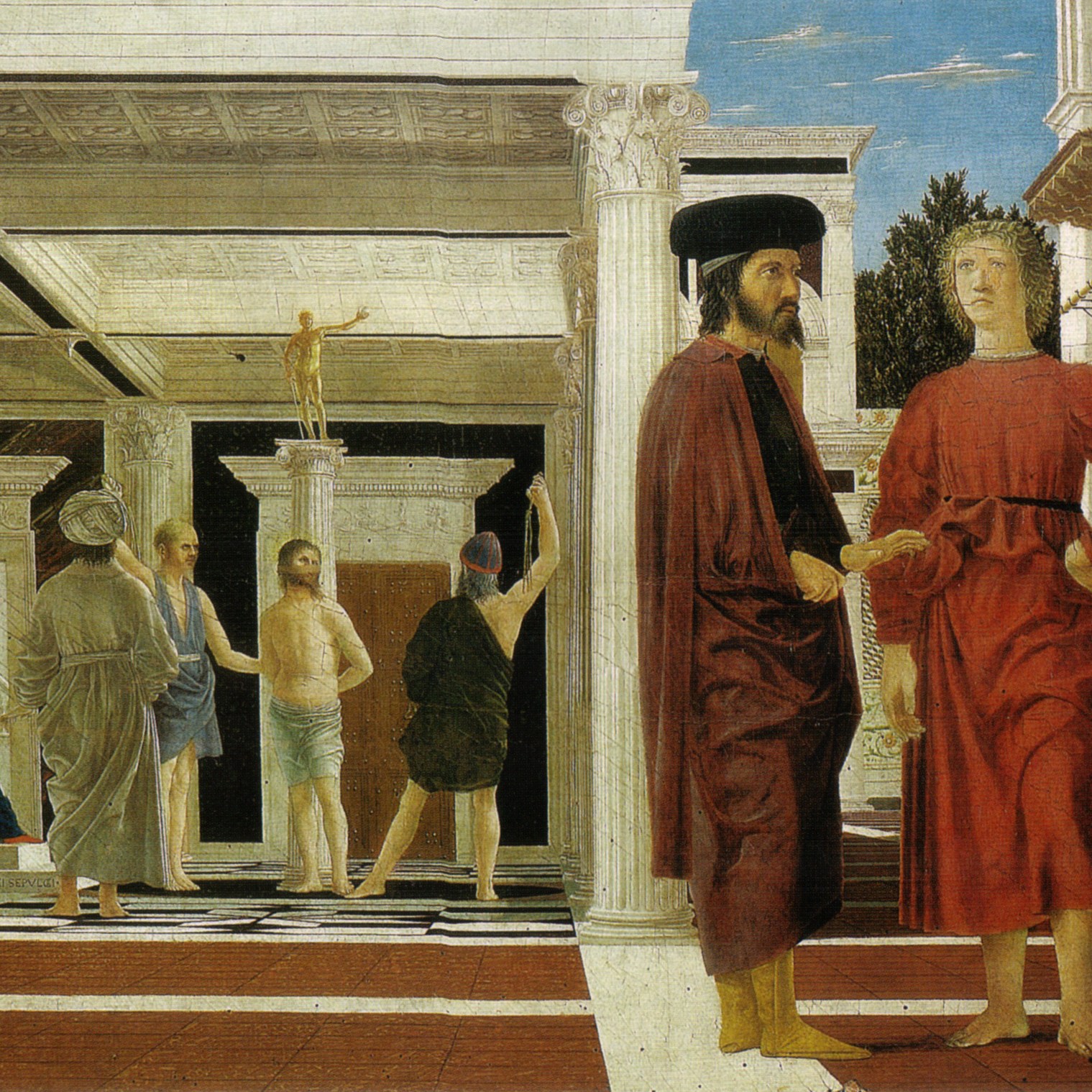 Piero della Francesca, Flagellazione, 1453