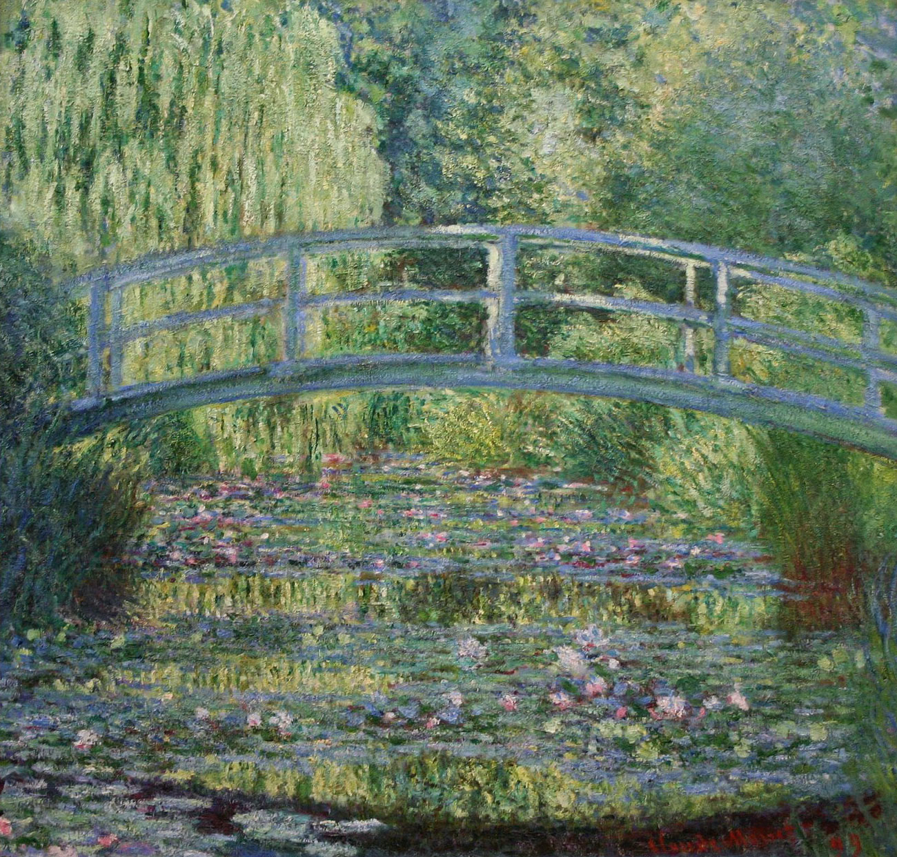 Claude Monet, Il ponte giapponese e la piscina delle ninfee, Giverny, 1899