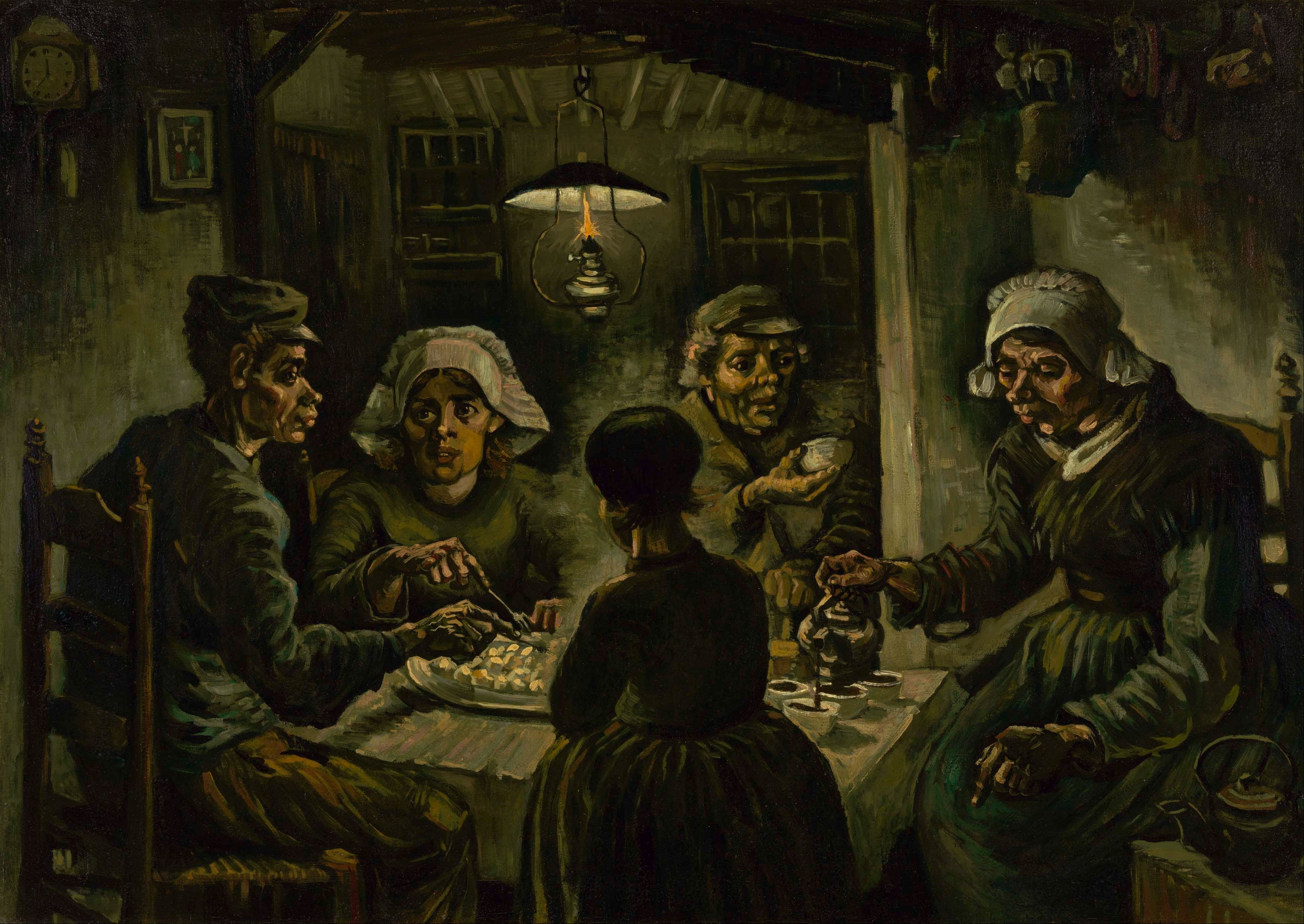 Vincent Van Gogh, I mangiatori di patate, 1885