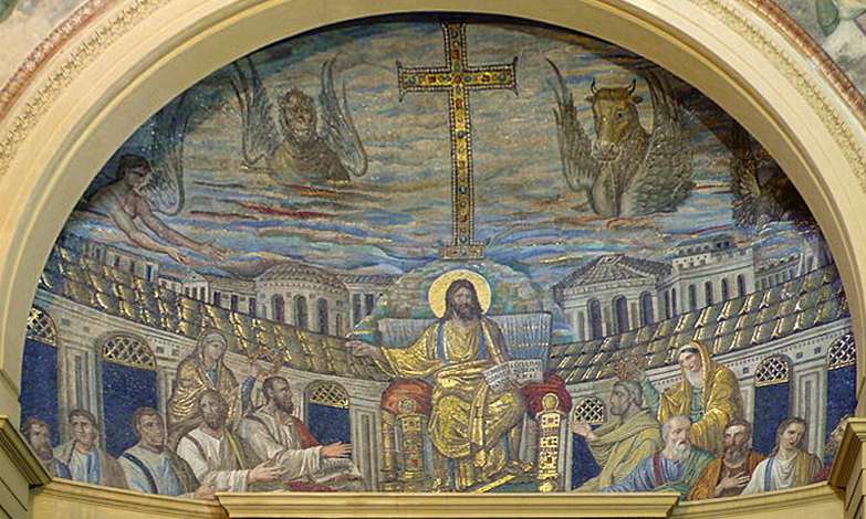 Catino absidale di Santa Pudenziana, 390 d.C.