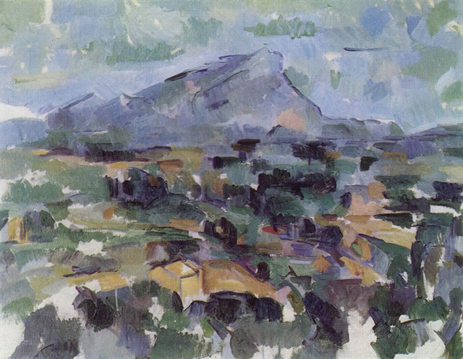 Paul Cézanne, Montagna Sainte-Victoire, 1904-1906