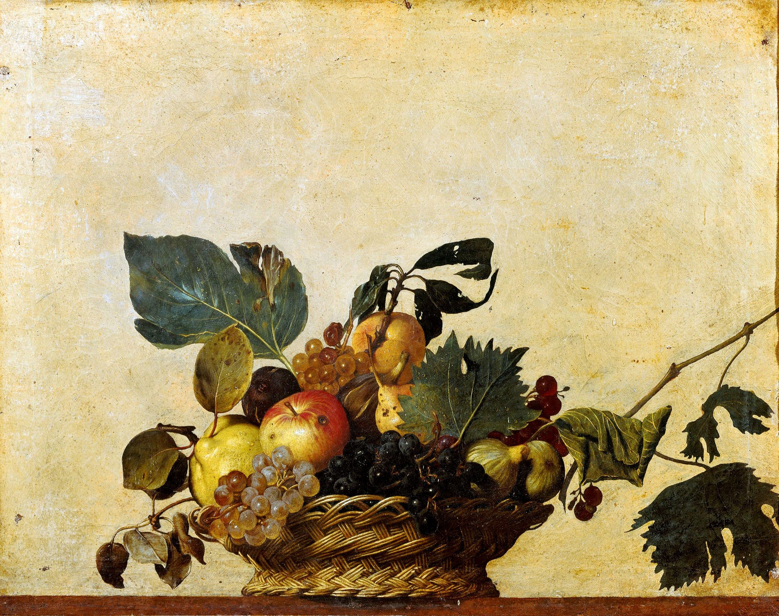 Caravaggio, Canestra di Frutta, 1594-1598