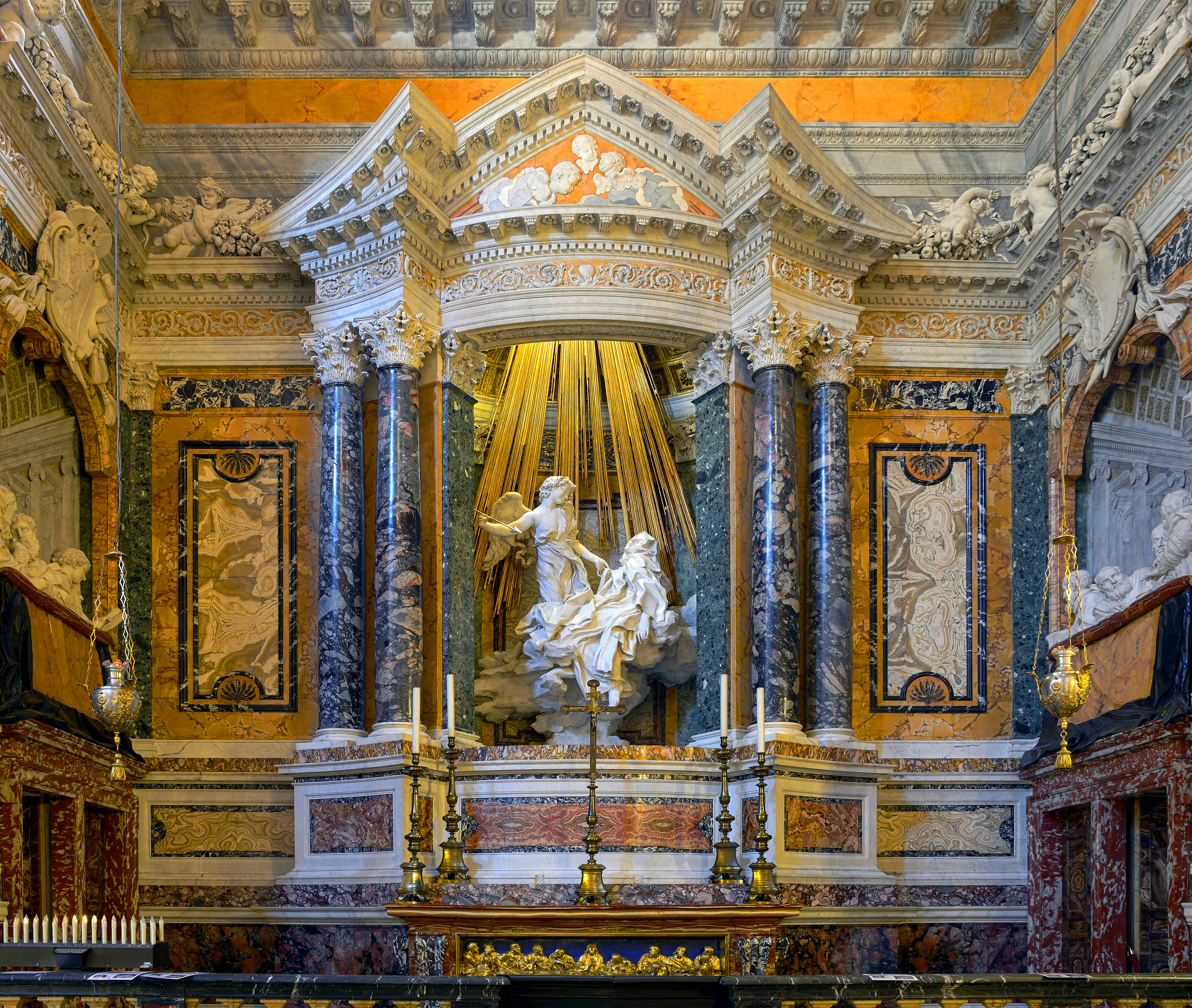 Gian Lorenzo Bernini, Cappella Cornaro con Estasi di Santa Teresa D'Avila, 1644-1651