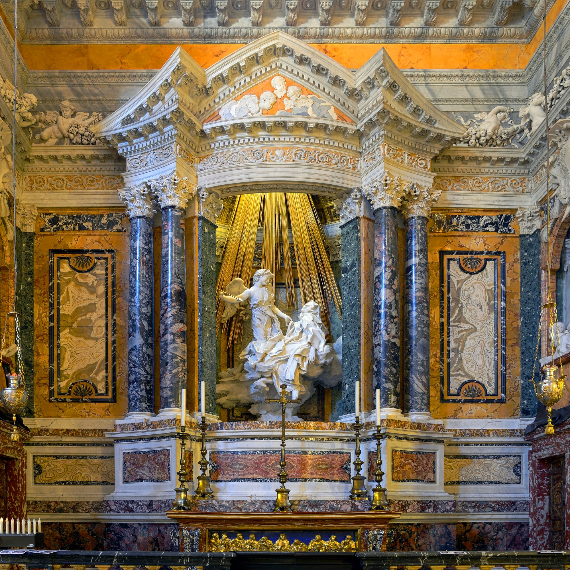 Gian Lorenzo Bernini, Cappella Cornaro con Estasi di Santa Teresa D'Avila, 1644-1651