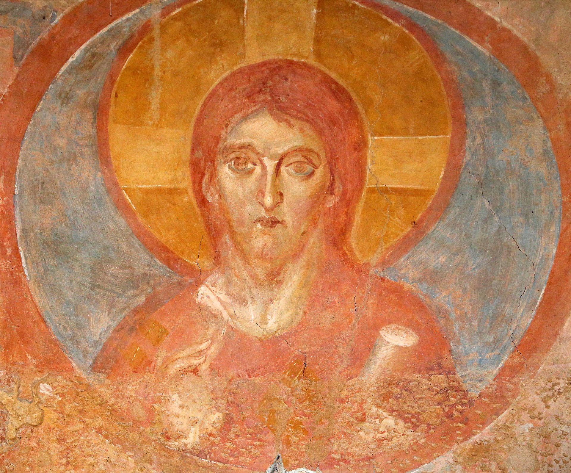 Maestro di Castelprio, Cristo Pantocratore, tra l'850 e il 950 c.ca