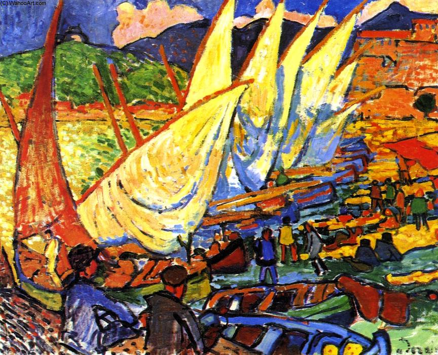 André Derain, Paesaggio di Collioure, 1905