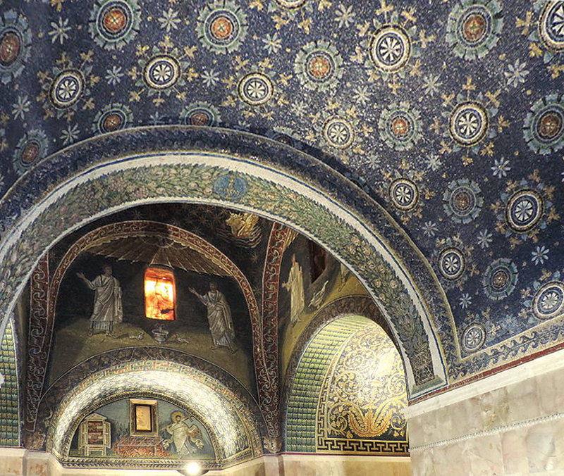 Mausoleo di Galla Placidia, interno, dopo il 425 d.C.