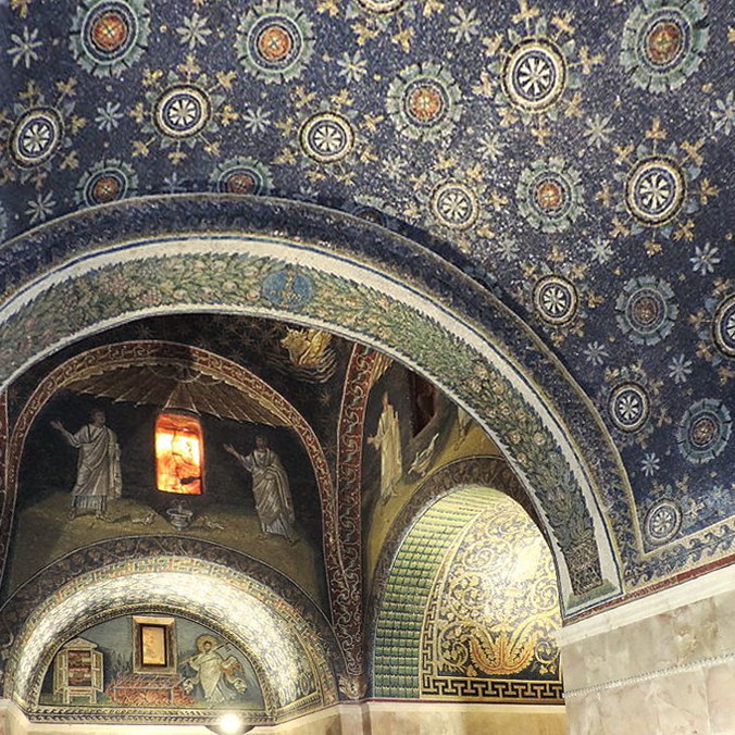 Mausoleo di Galla Placidia, interno, dopo il 425 d.C.