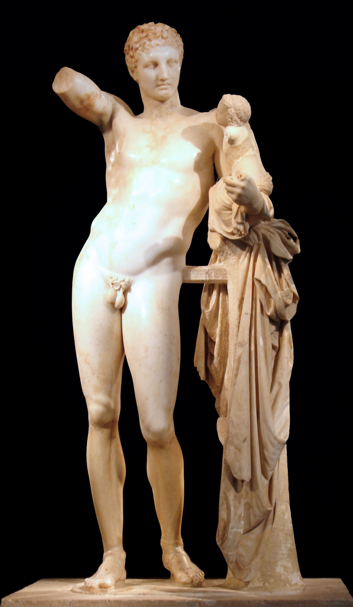 Prassitele, Hermes con Dioniso, 350-330 a.C.