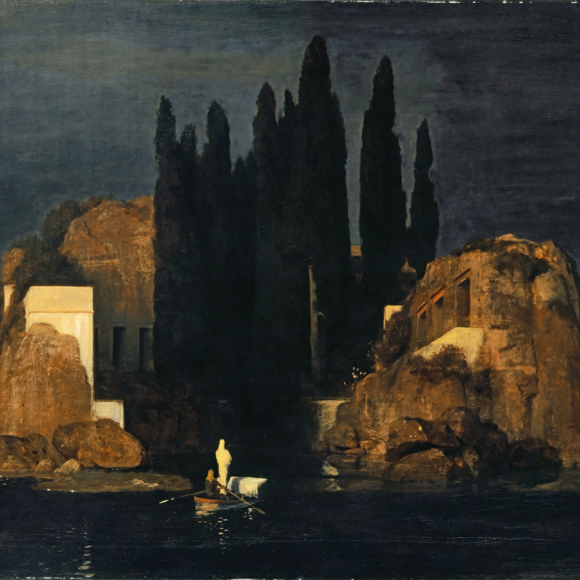 Arnold Böcklin, L'isola dei morti (prima versione), 1880-1886