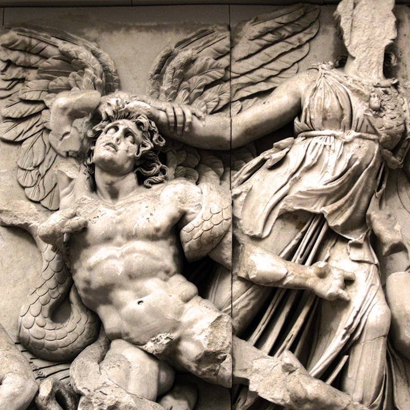 Altare di Zeus Sother e Athena Nikephoros a Pergamo (part.), 166-156 a.C.