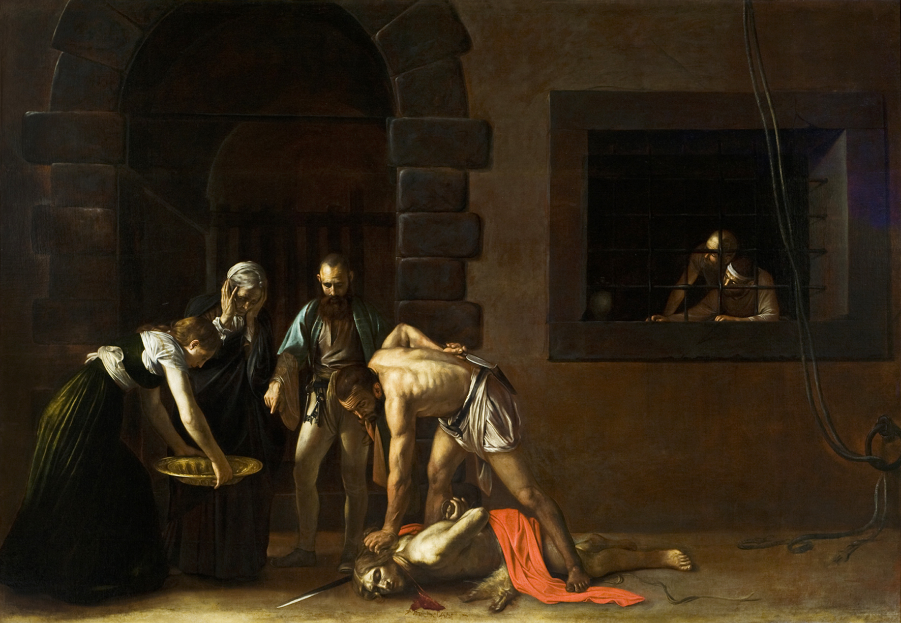 Caravaggio, Decollazione di San Giovanni, 1608