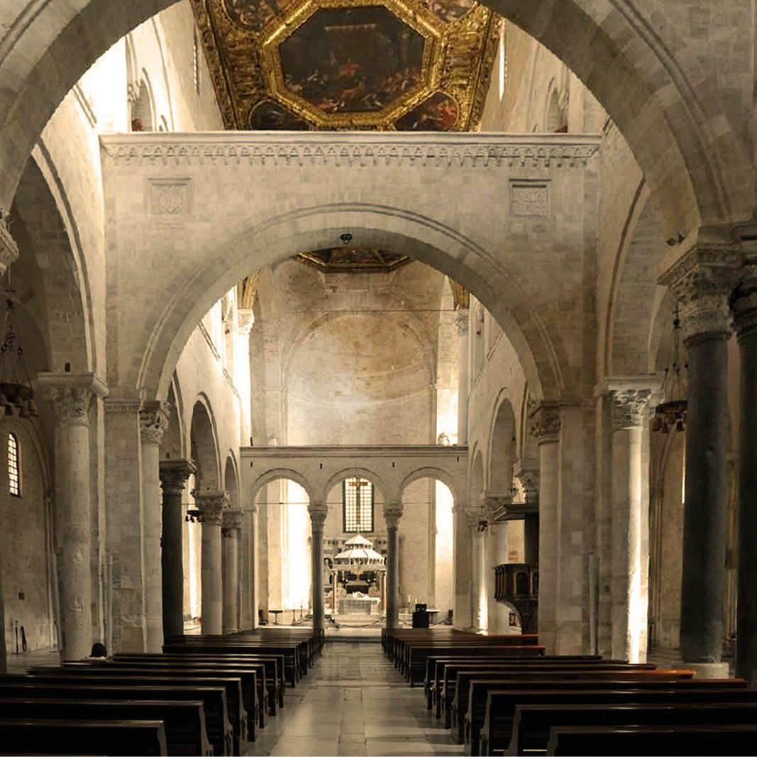 Basilica di San Nicola, interno, 1087-1197