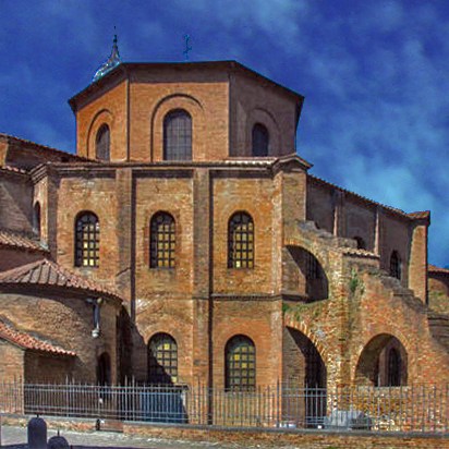 Basilica di San Vitale, esterno, 532 d.C.