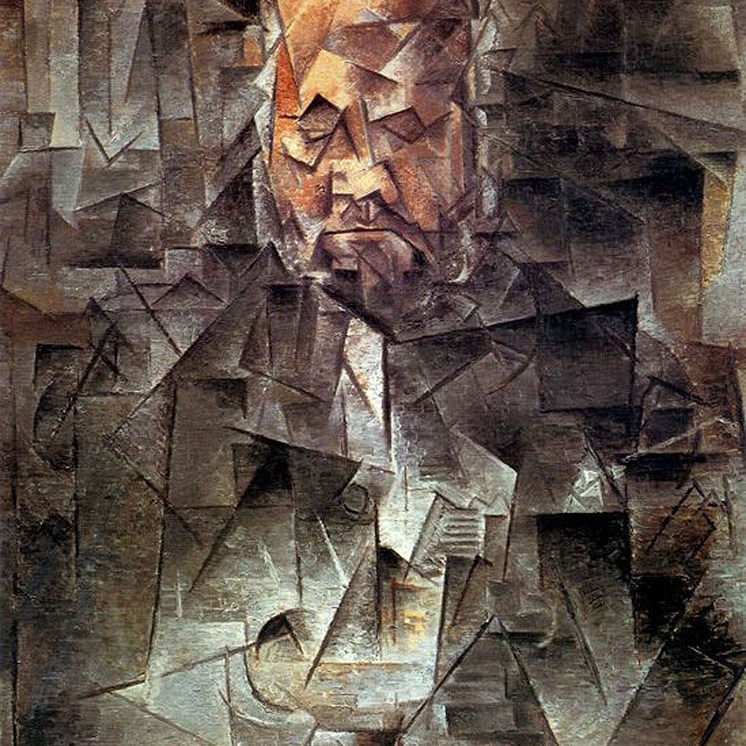 Pablo Picasso, Ritratto di Ambroise Vollard, 1909-1910