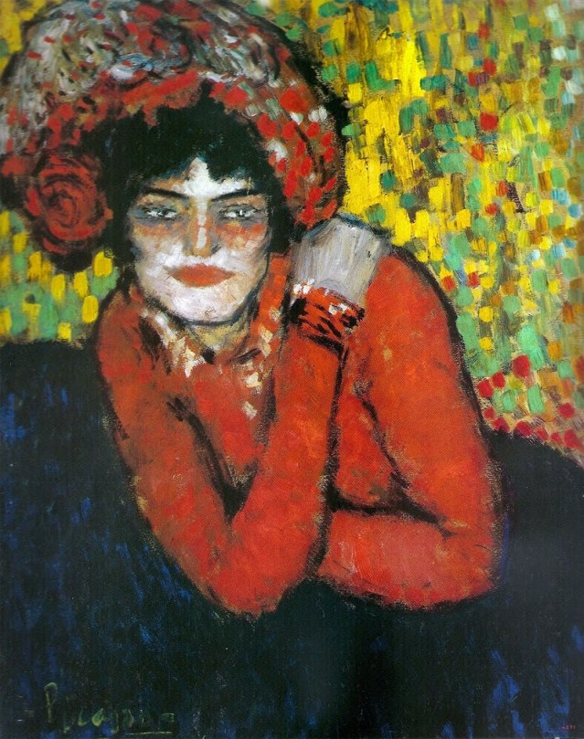 Pablo Picasso, Donna Imbellettata (Margot), 1901