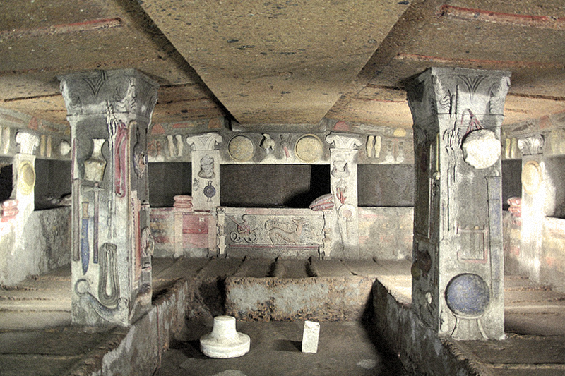 Tomba dei rilievi (o tomba Matunas), III sec. a.C.